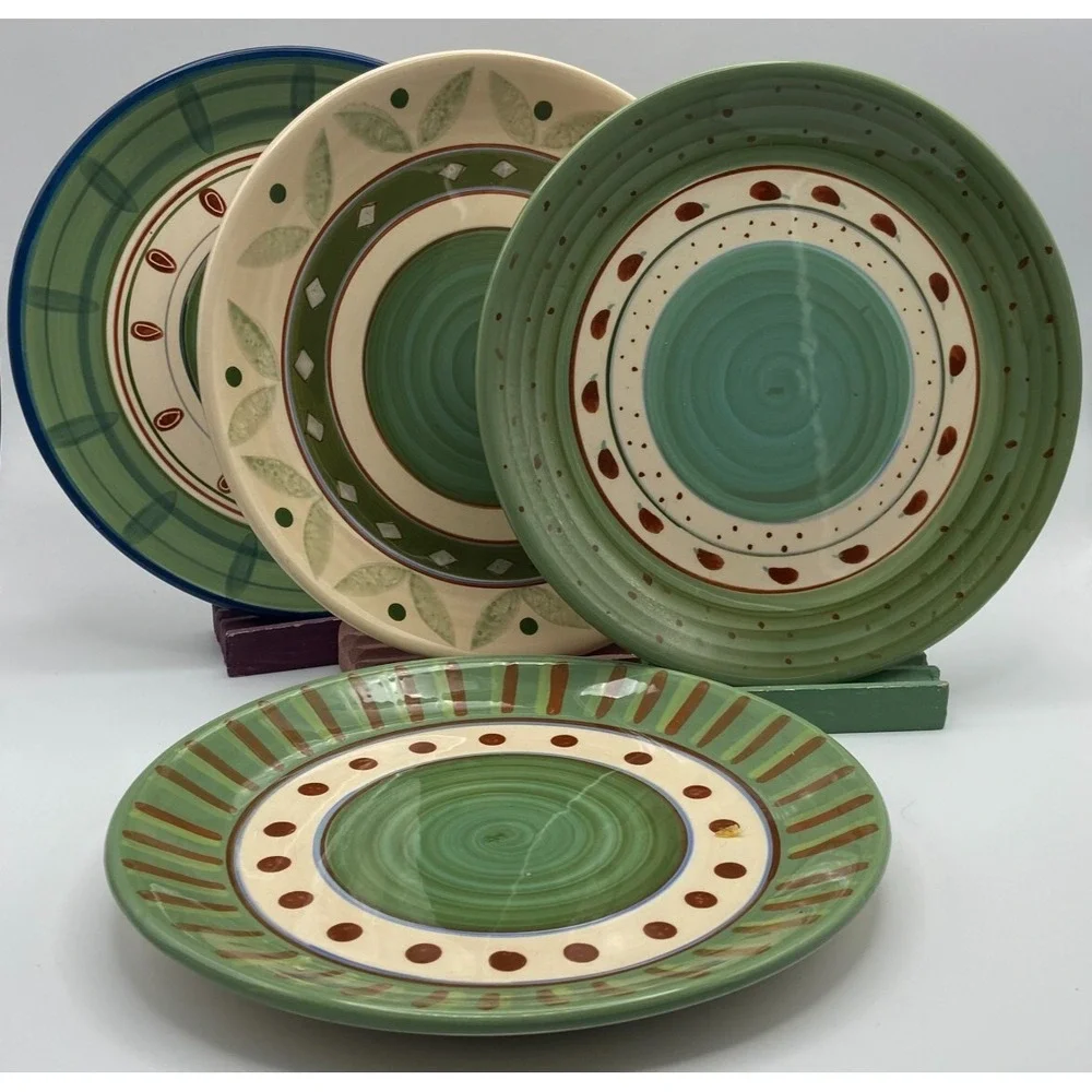 Harry and David Salad‎ Appetizer Plates Set of Four Summer